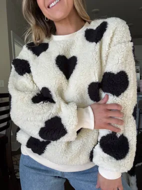 1 The Woman - Warm Heart Sweatshirt