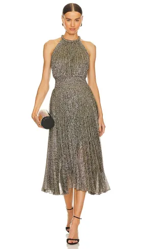 A.L.C. Renzo Ii Dress in Metallic Gold