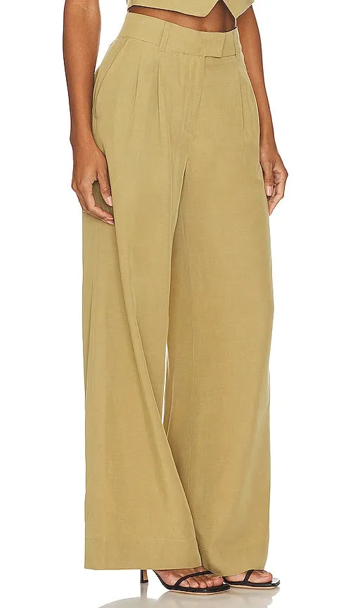 ALLSAINTS Deri Lyn Trouser in Beige