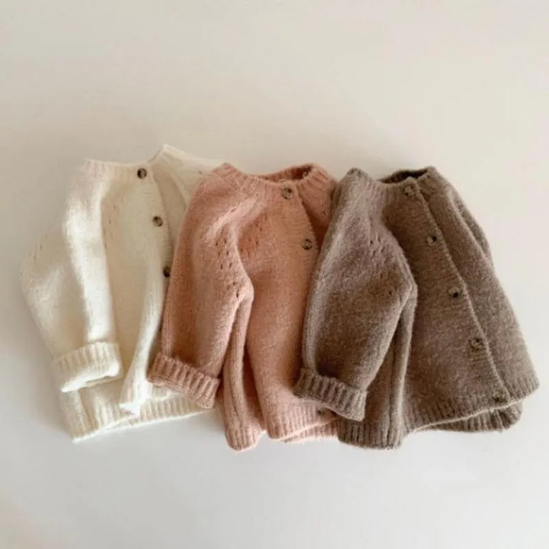 Autumn New Baby  Unisex Coat Baby Sweater Toddler Knit Cardigans Newborn Knitwear Long-sleeve Cotton Baby Jacket Tops