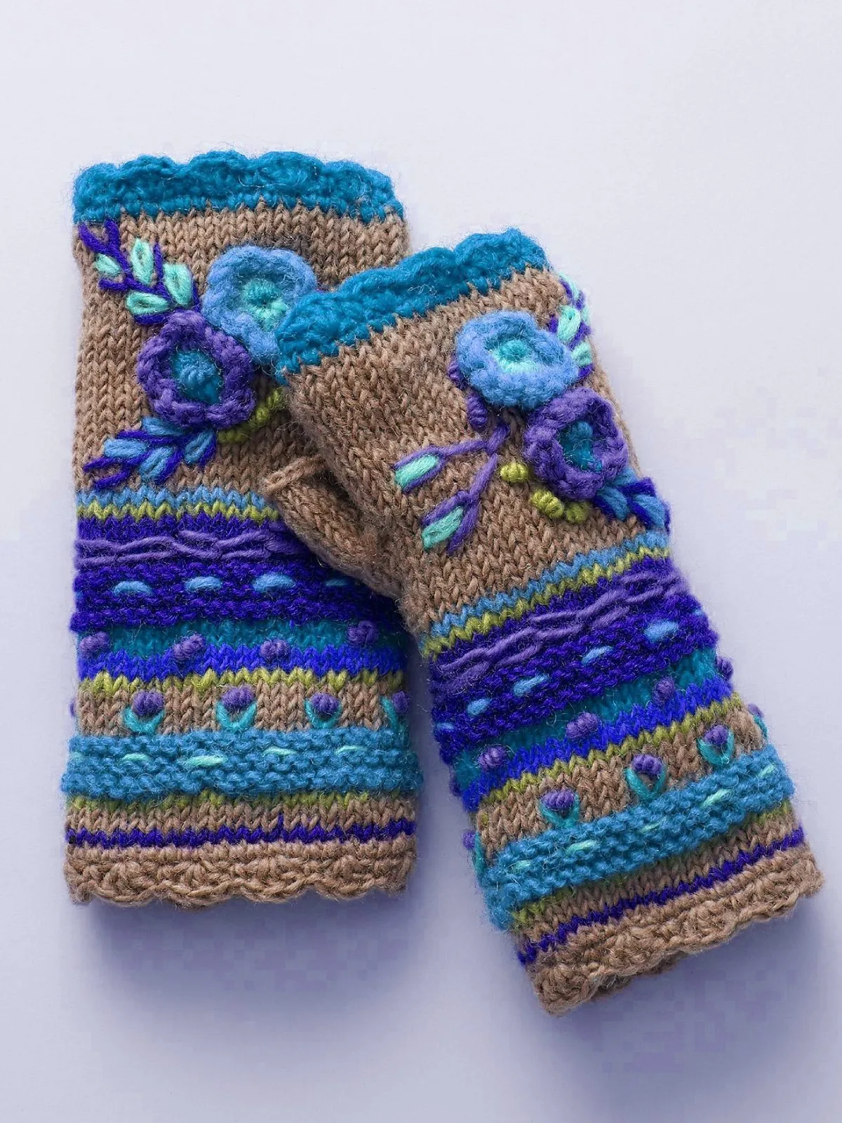 Casual Knit Gloves Handwarmers
