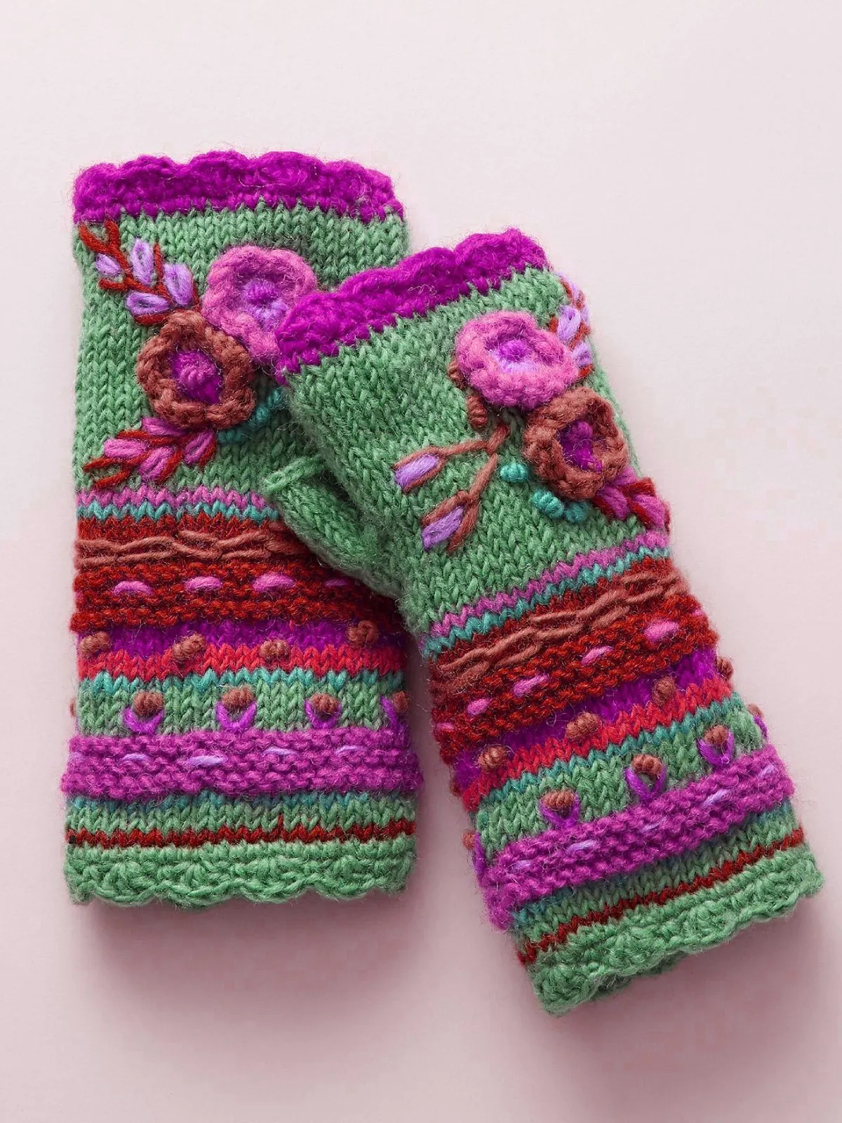 Casual Knit Gloves Handwarmers