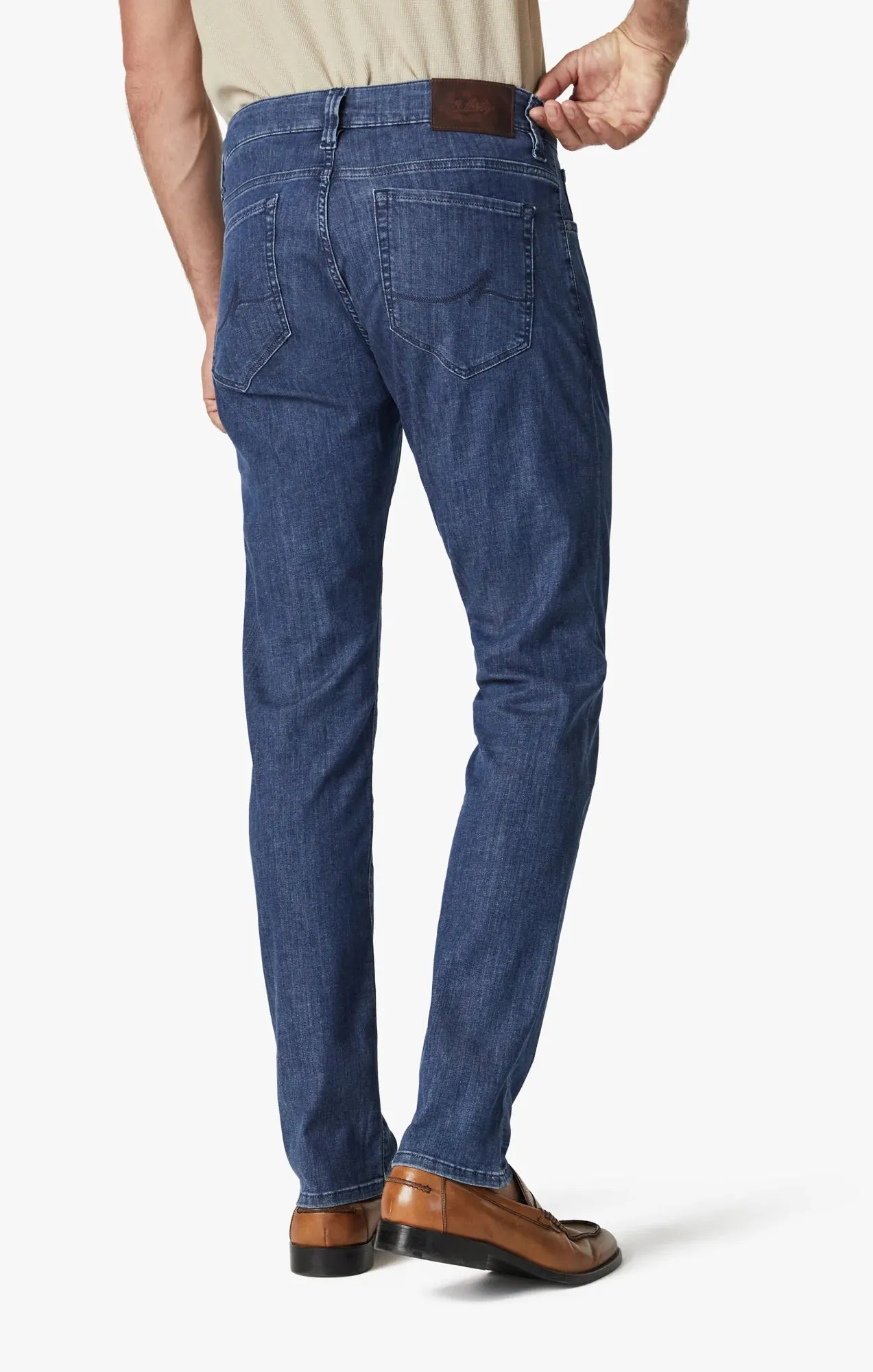 Charisma Relaxed Straight Leg Jeans In Mid Kona - H001118 - 23964