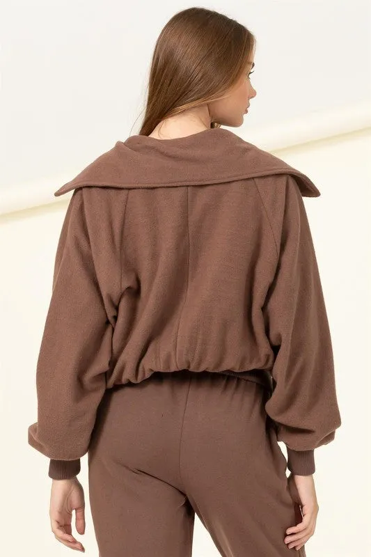 Drifting In Brown Soft Jacket