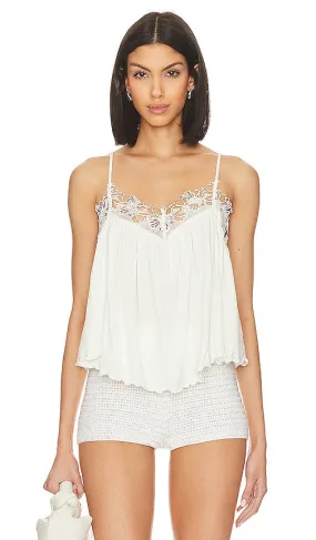 Free People Kayla Tank in Ivory