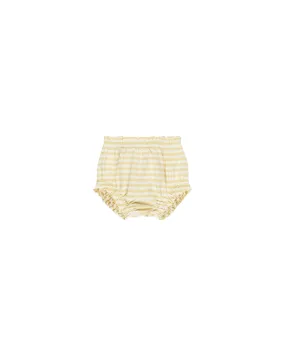 Gathered Bloomer - Yellow Stripe