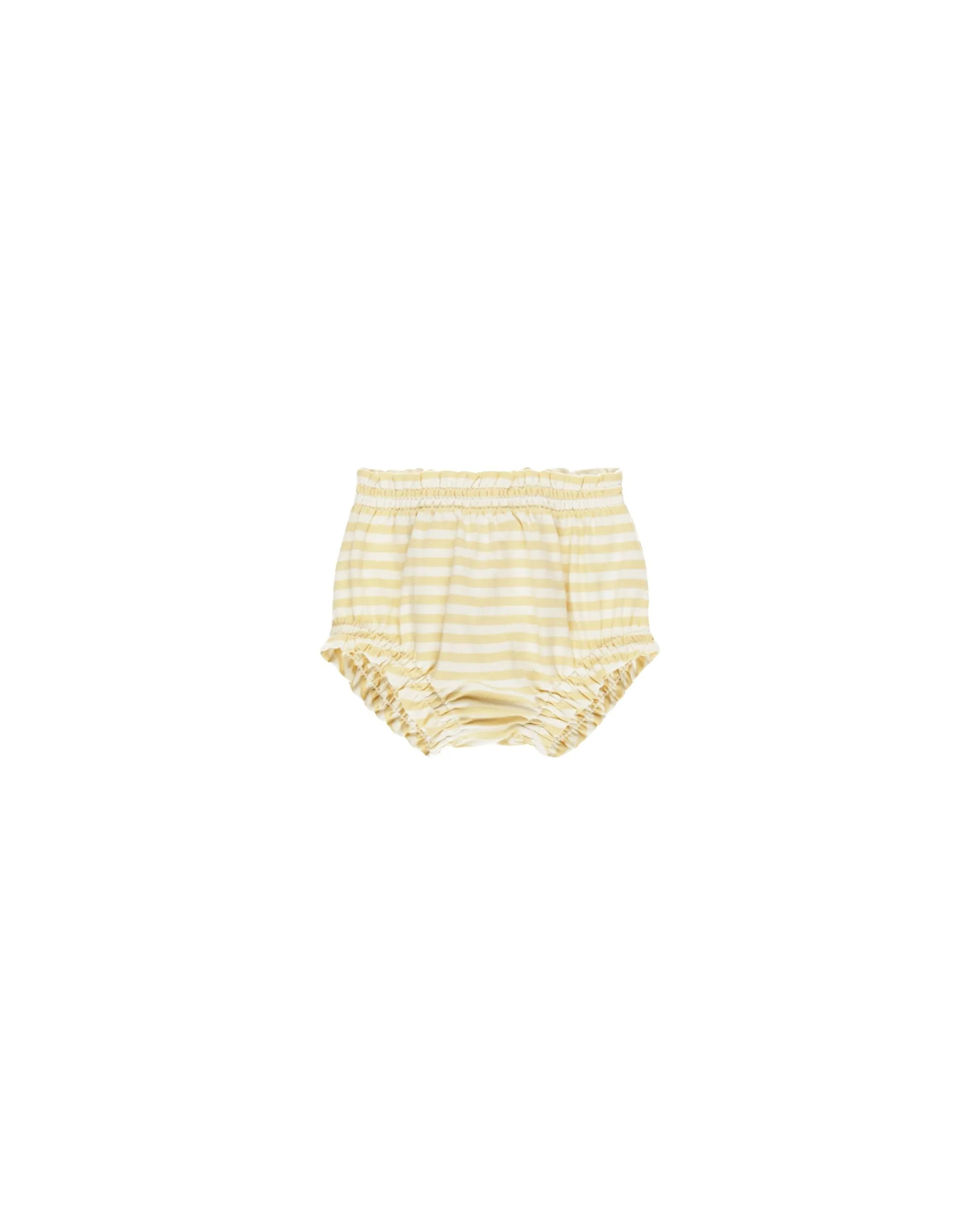 Gathered Bloomer - Yellow Stripe
