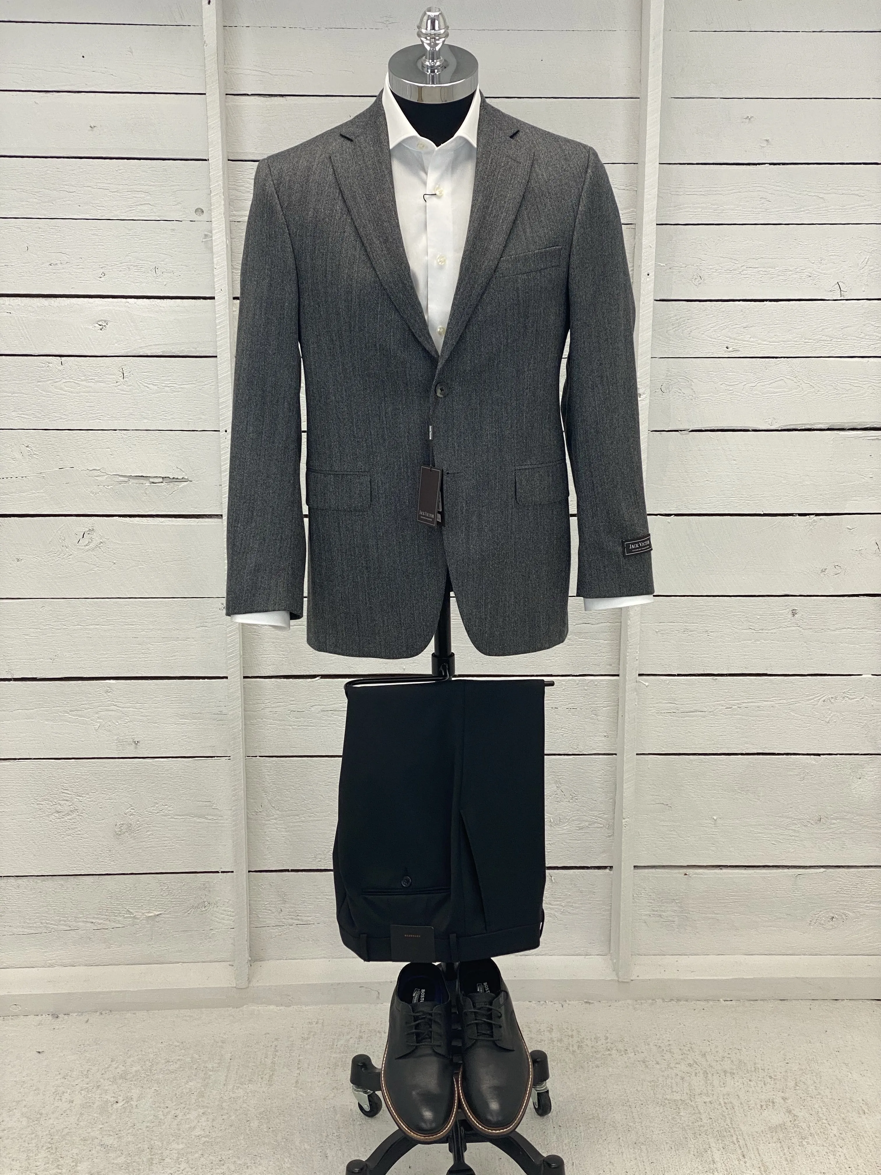 Grey Sport Jacket - Valuto 152056 645 Size 38 R Only