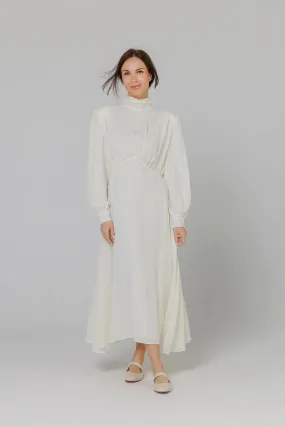 Ivory Flutter Dress