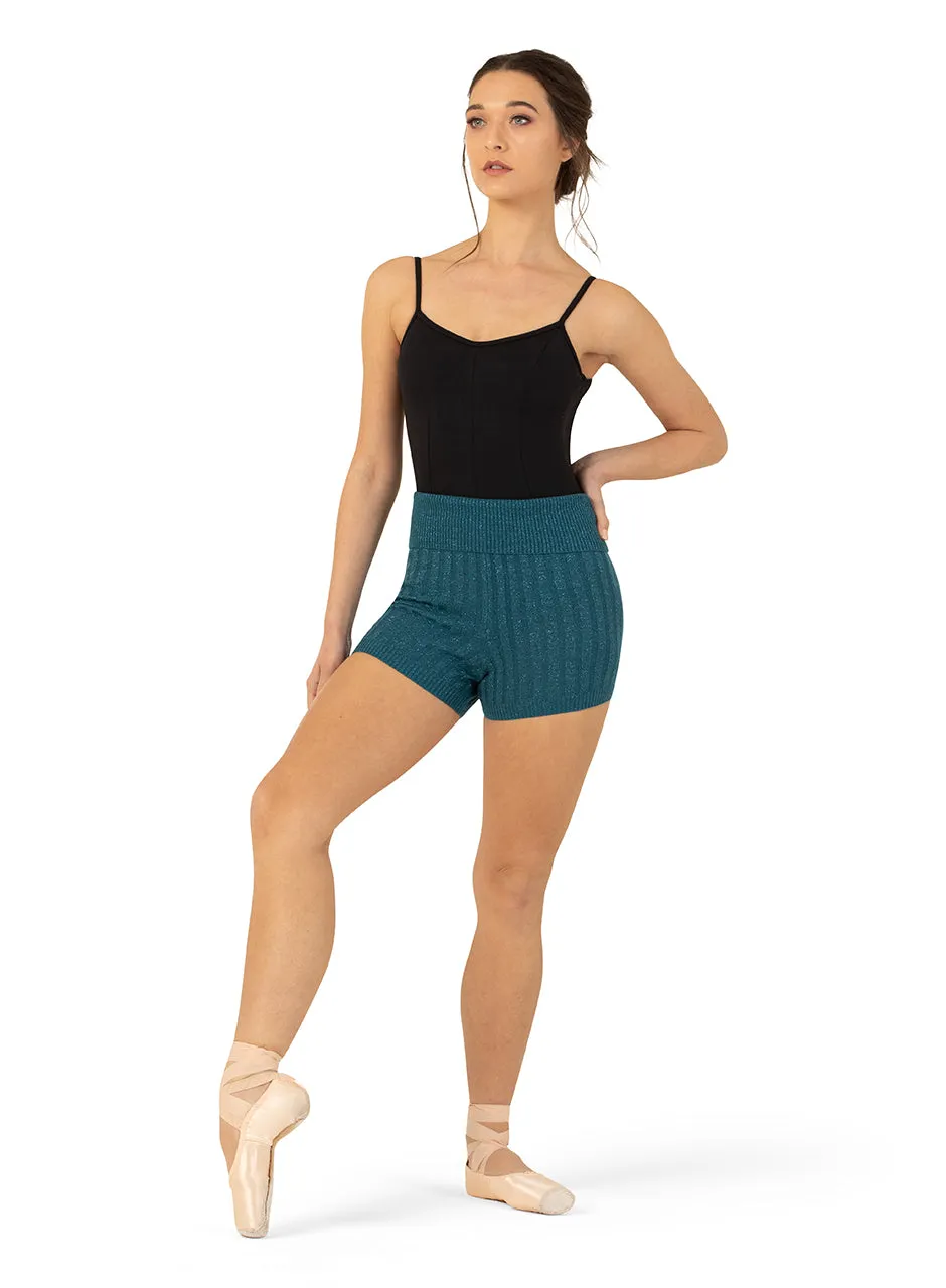 Knit Roll Waist Shorts - R1164