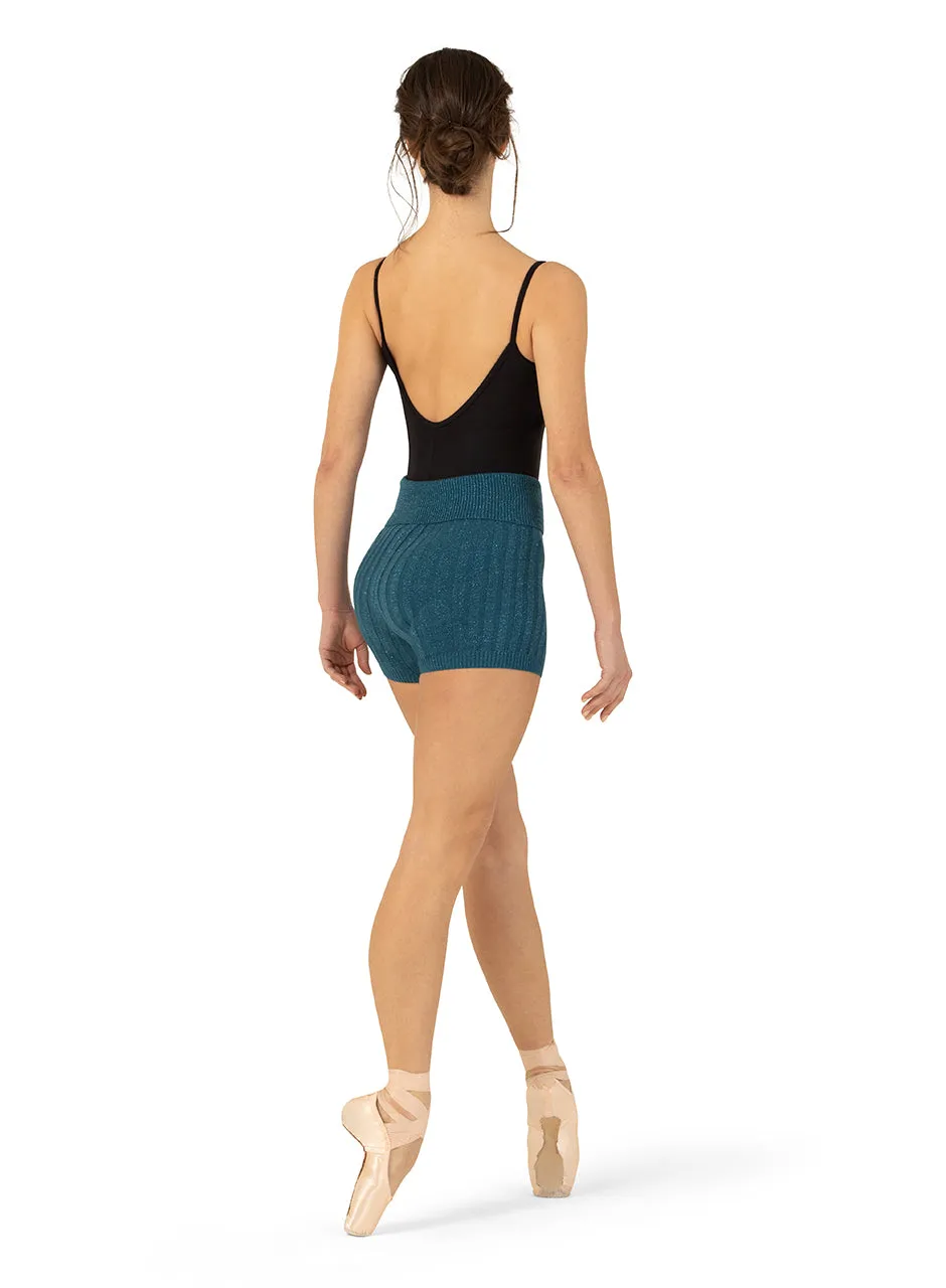Knit Roll Waist Shorts - R1164