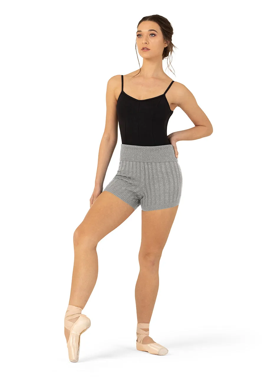 Knit Roll Waist Shorts - R1164