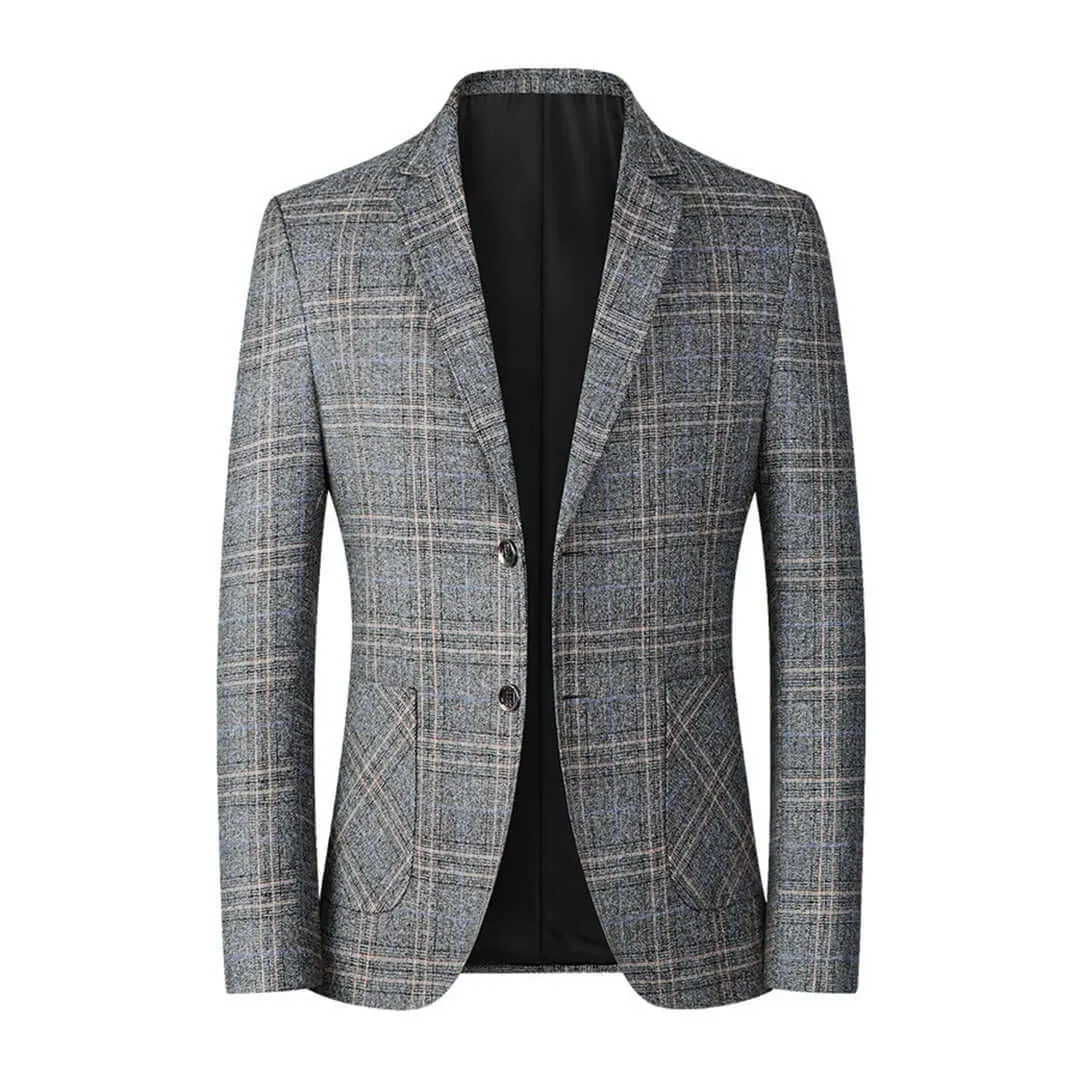 Men's Slim Fit Casual Blazer: Lightweight & Breathable
