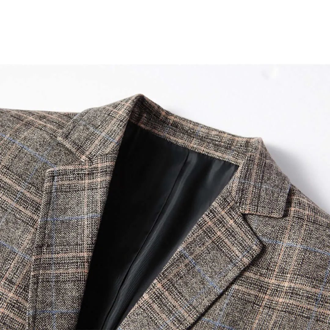 Men's Slim Fit Casual Blazer: Lightweight & Breathable