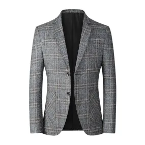 Men's Slim Fit Casual Blazer: Lightweight & Breathable