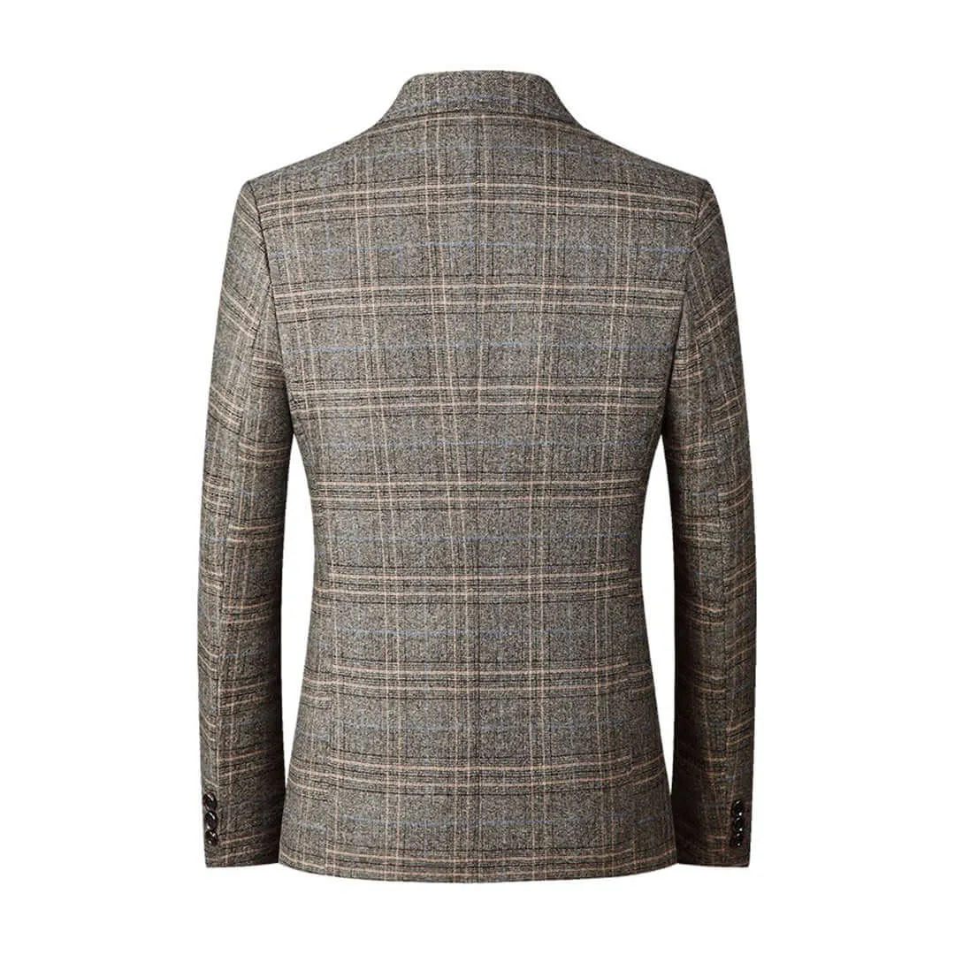 Men's Slim Fit Casual Blazer: Lightweight & Breathable