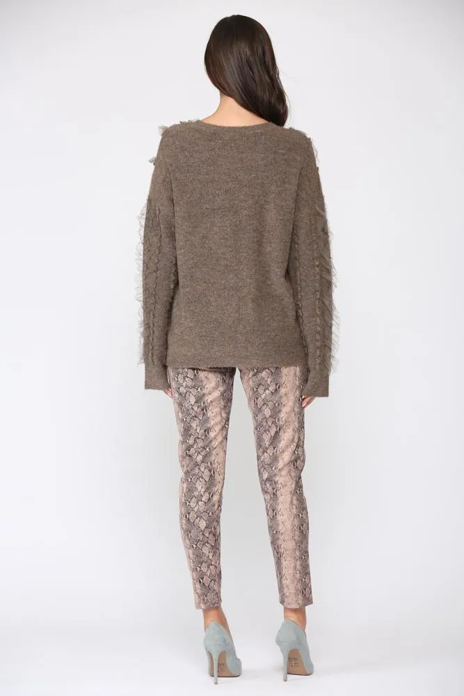 Pre-Order Simone Lace Trim Sweater