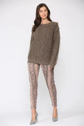 Pre-Order Simone Lace Trim Sweater