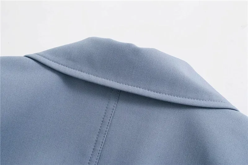 SINGLE BUTTON CROPPED BLAZER