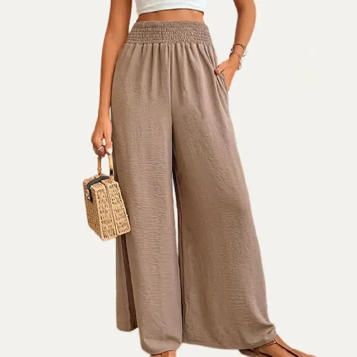 Textured Wide Pant