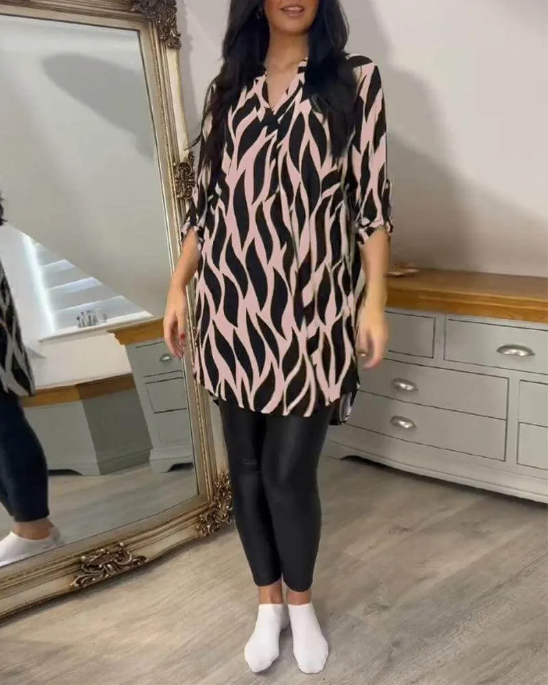 Women's Casual Long Sleeve Blouse - Lightweight & Comfortable Top