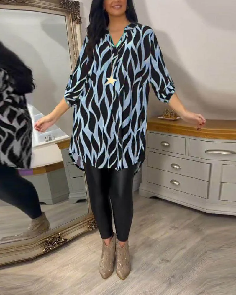 Women's Casual Long Sleeve Blouse - Lightweight & Comfortable Top