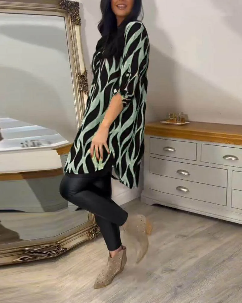 Women's Casual Long Sleeve Blouse - Lightweight & Comfortable Top