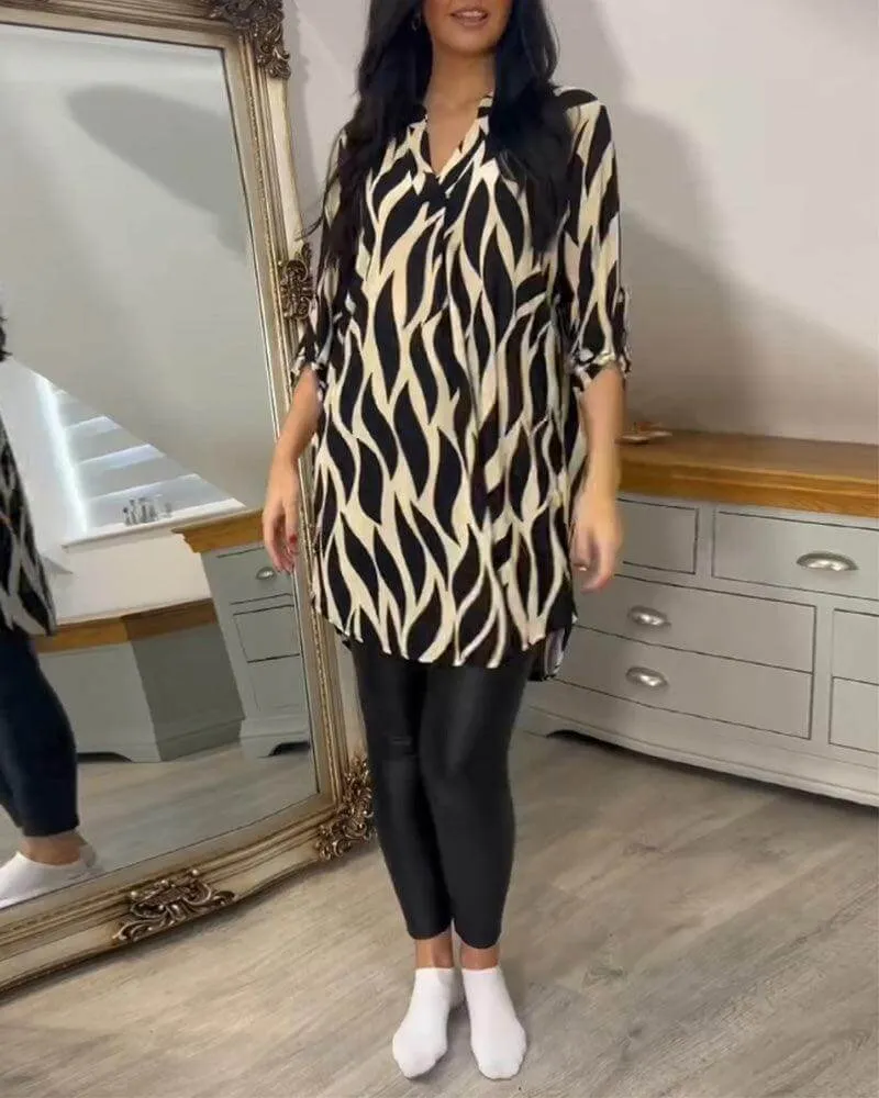 Women's Casual Long Sleeve Blouse - Lightweight & Comfortable Top