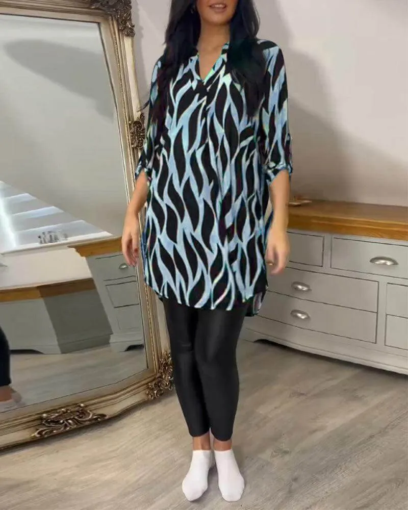 Women's Casual Long Sleeve Blouse - Lightweight & Comfortable Top