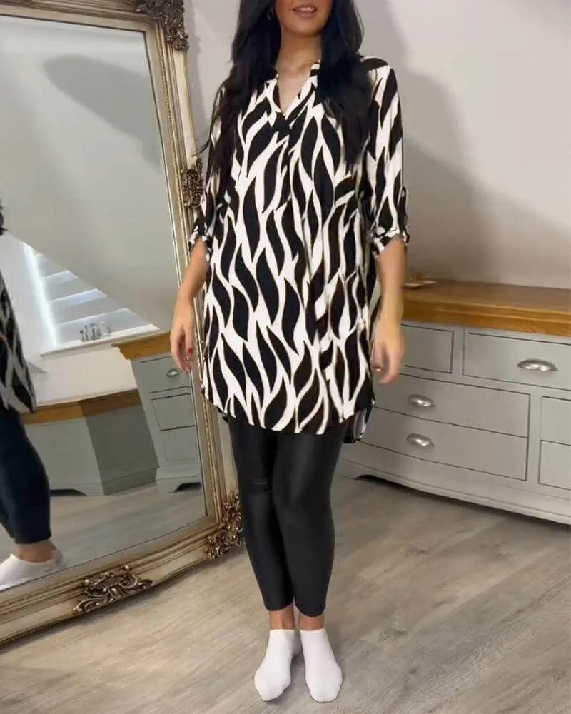Women's Casual Long Sleeve Blouse - Lightweight & Comfortable Top