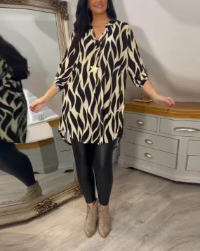 Women's Casual Long Sleeve Blouse - Lightweight & Comfortable Top