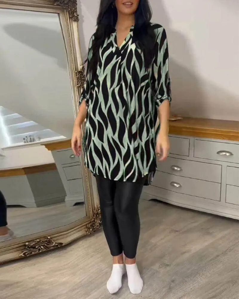 Women's Casual Long Sleeve Blouse - Lightweight & Comfortable Top