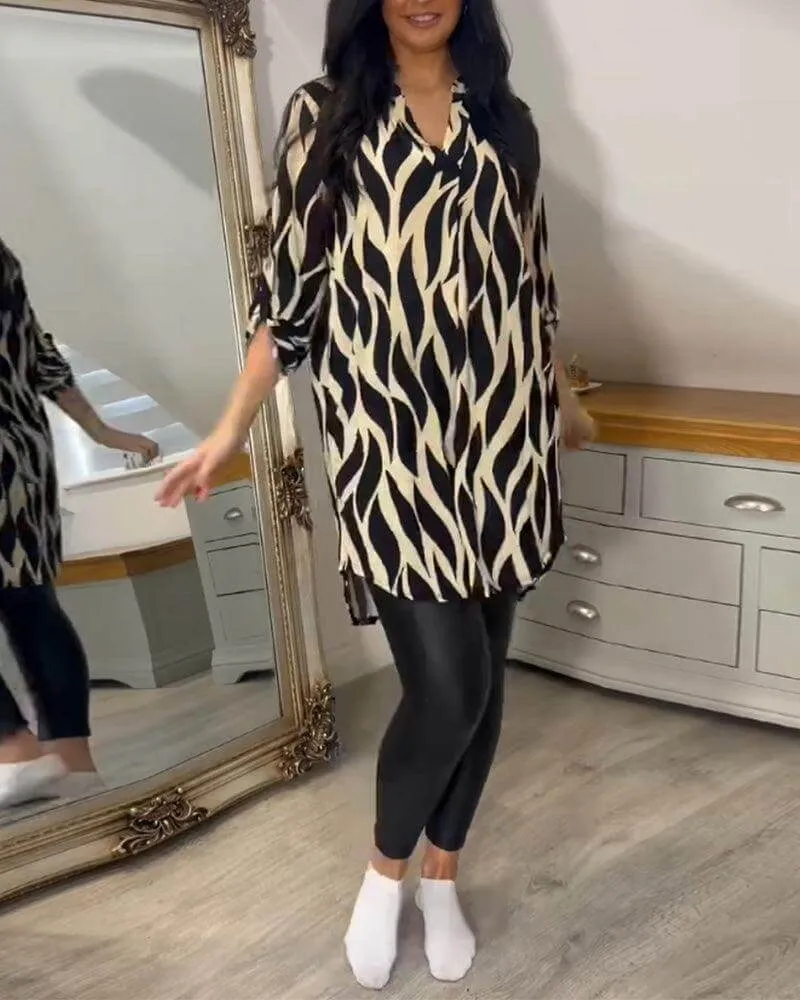 Women's Casual Long Sleeve Blouse - Lightweight & Comfortable Top