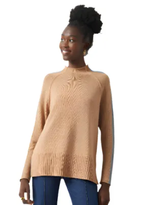 Zaket & Plover Intarsia Funnel Neck Sweater-50% OFF
